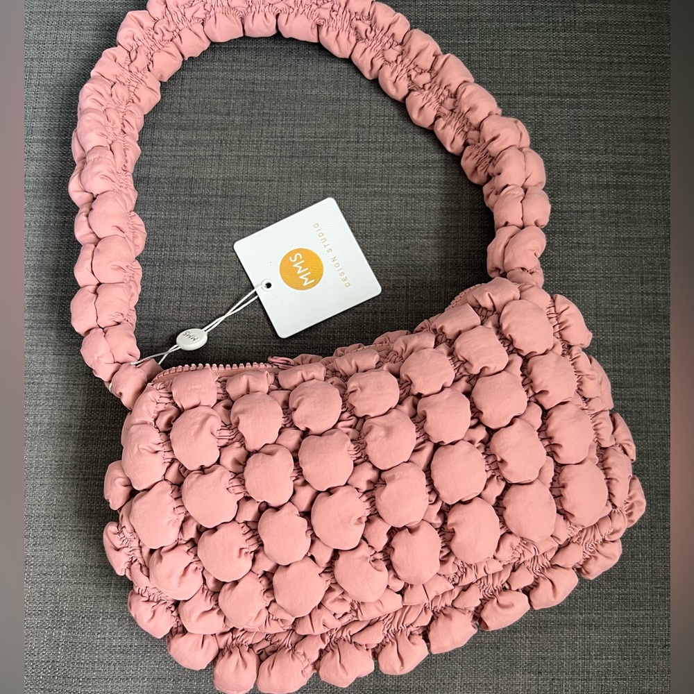 NWT MMS DESIGN STUDIO QUILTED SHOULDER BAG HANDBAG PURSE